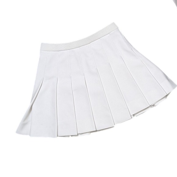 Cheerleader Dresses & Skirts - Vintage Cheerleader White Pleated Skirt Athletic Sportswear Size‎ 9